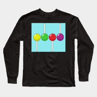 Lollipop Design Long Sleeve T-Shirt